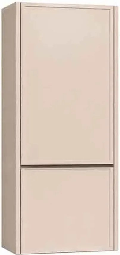 Dulap coloana mediu suspendat KolpaSan Orphia 1 usa si 1 sertar 45x100 cm finisaj light grey