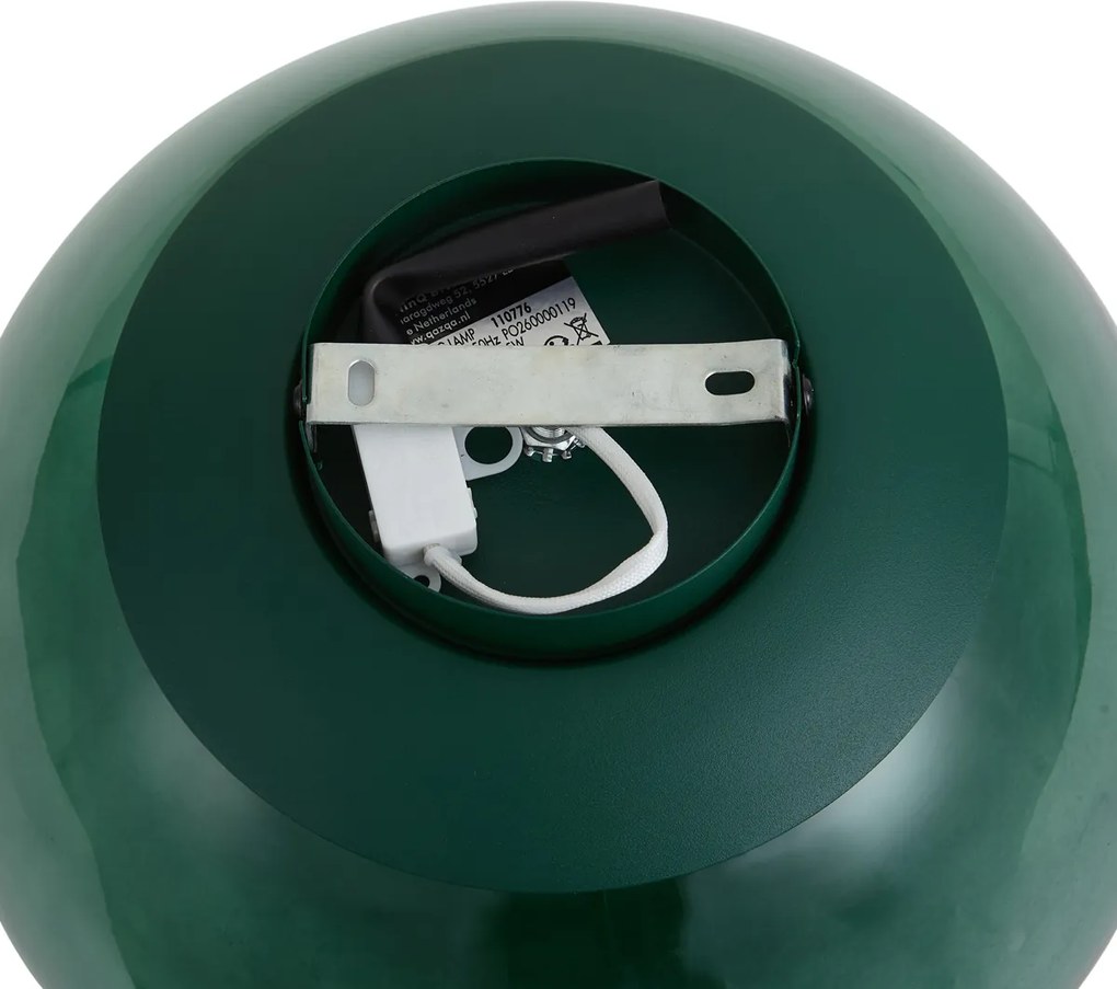 Plafonieră de design verde cu sticlă verde - Giselle