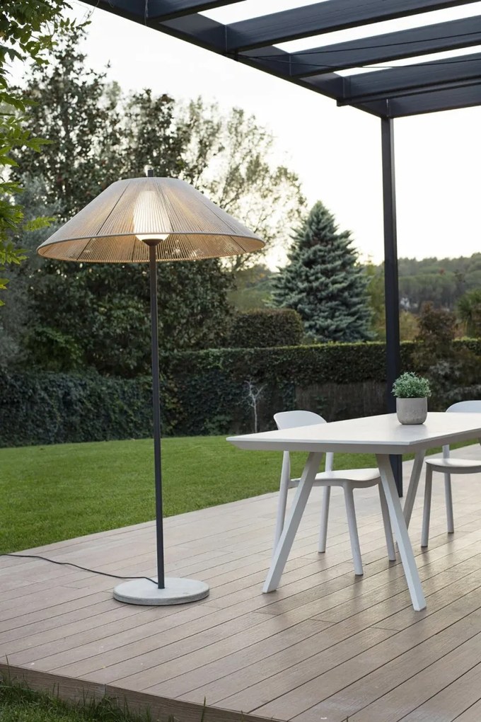 Lampa de podea iluminat exterior decorativ SAIGON 195/C100 gri/bej