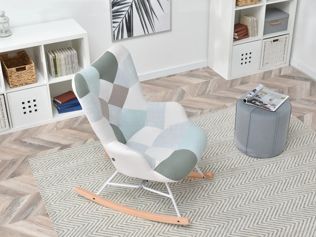 Fotoliu Sibyla (patchwork + negru). 1110392