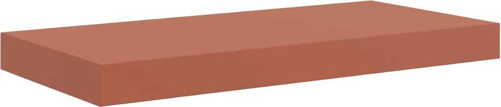 vidaXL Raft de perete Pe perete Roșu 50 x 23 x 4 cm Lemn compozit