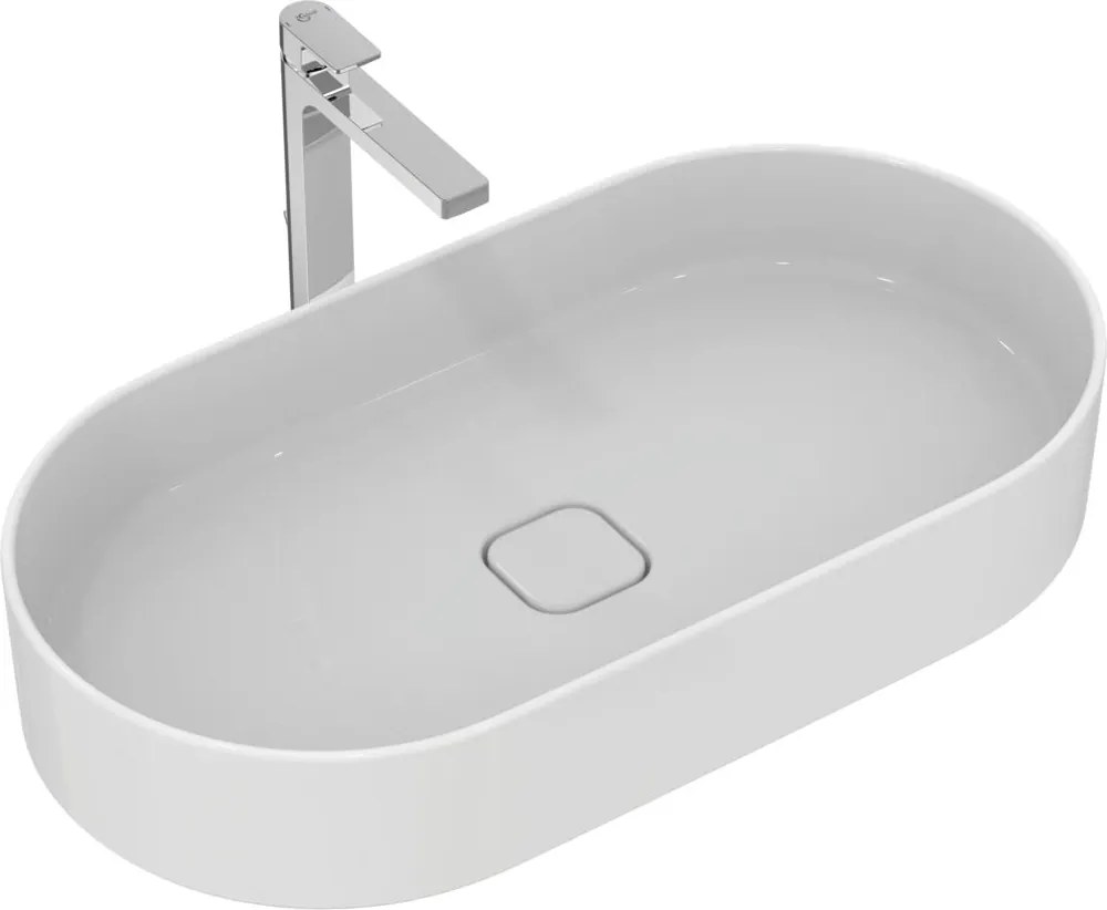 Lavoar tip bol Ideal Standard Strada II 75x40cm oval, fara preaplin, montare pe blat