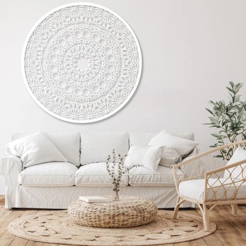 SENTOP | Mandala luxoasă din lemn pe perete, decorațiune interioară 3D | HELA