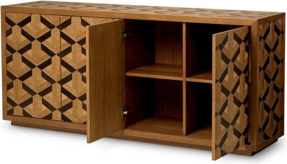 Comoda design LUX furnir de stejar Rubicon