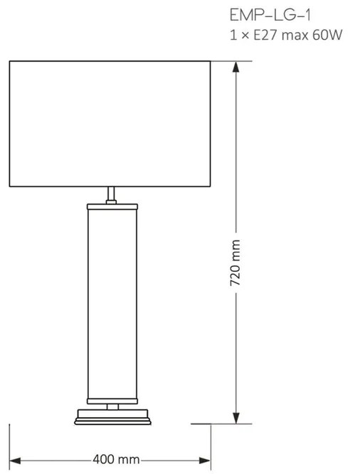 Veioza eleganta design modern Empoli