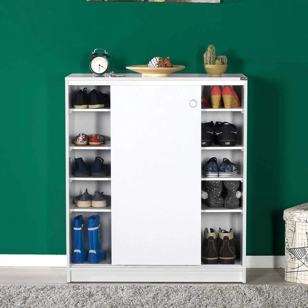 Comoda Multifunctionala Adore Diamond, 2 usi glisante, 5 rafturi, 91 x 105 x 37 cm