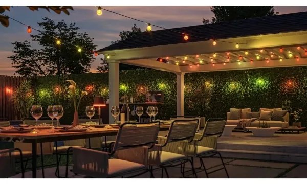 Philips Hue FESTAVIA - Ghirlandă LED RGBW reglabilă pentru exterior 20xLED 14m IP65