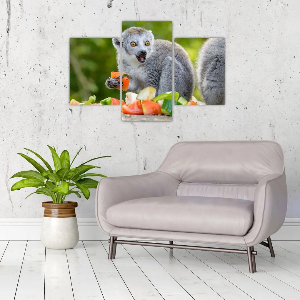 Tablou cu lemur (90x60 cm)