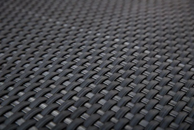 Ghiveci de rattan Novara antracit 35x35x60