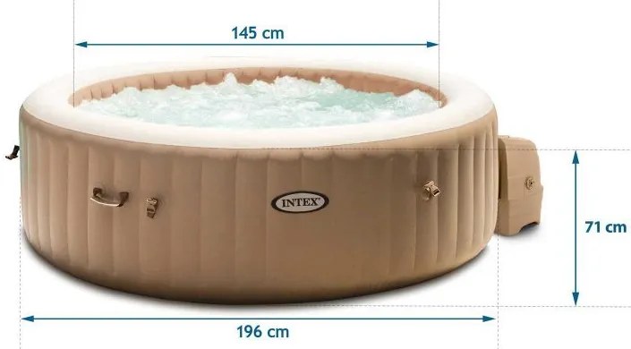 Jacuzzi gonflabil cu hidromasaj 6 osôb