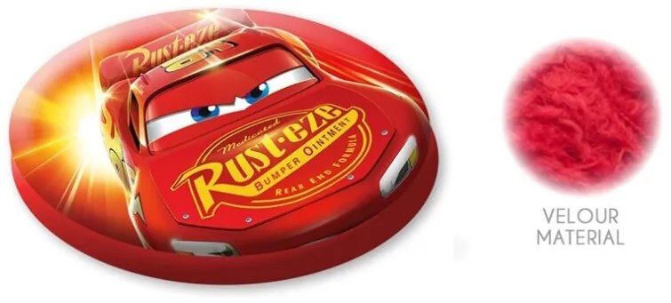 Disney Mașini Red pernă decorativă Velur