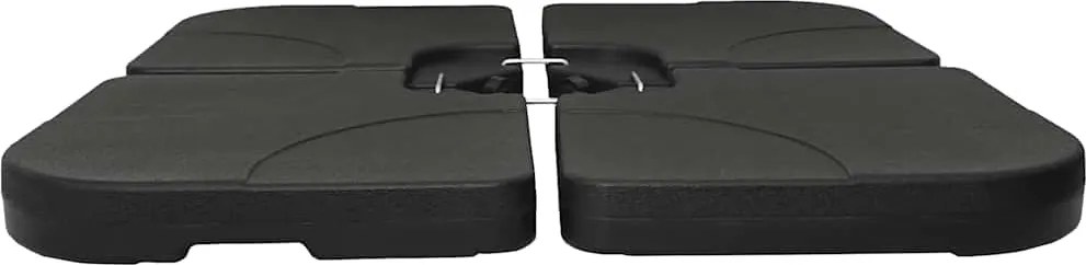 vidaXL Bază de umbrelă portabilă umplută cu nisip / apă, 60L