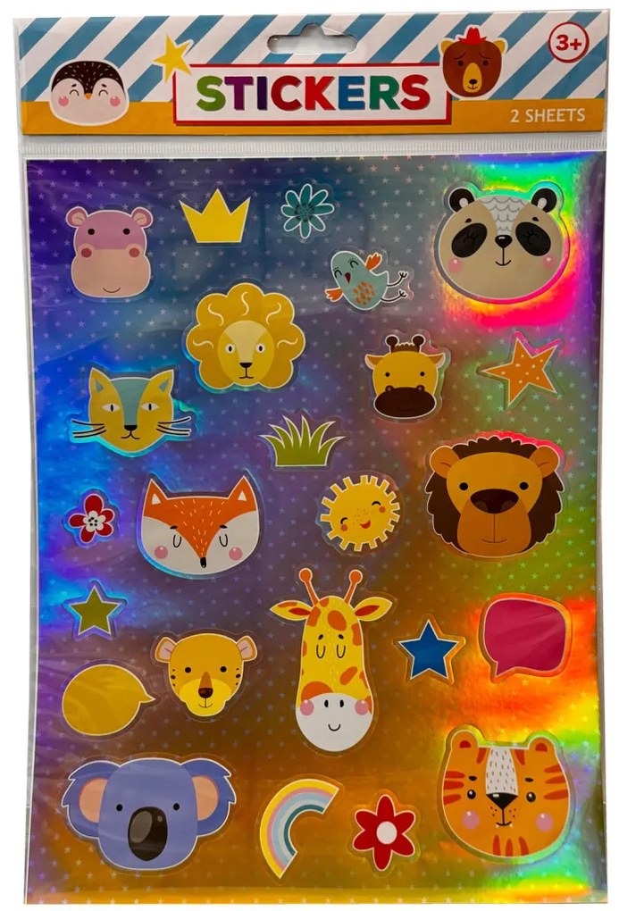 Animale Head autocolant holografic
