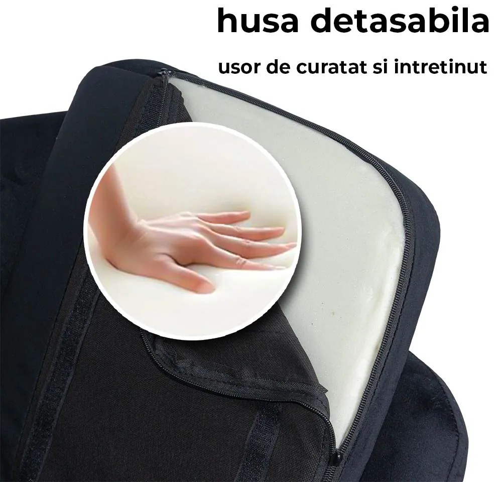 Scaun de bar negru ABS 1271 din catifea cu picioare din lemn