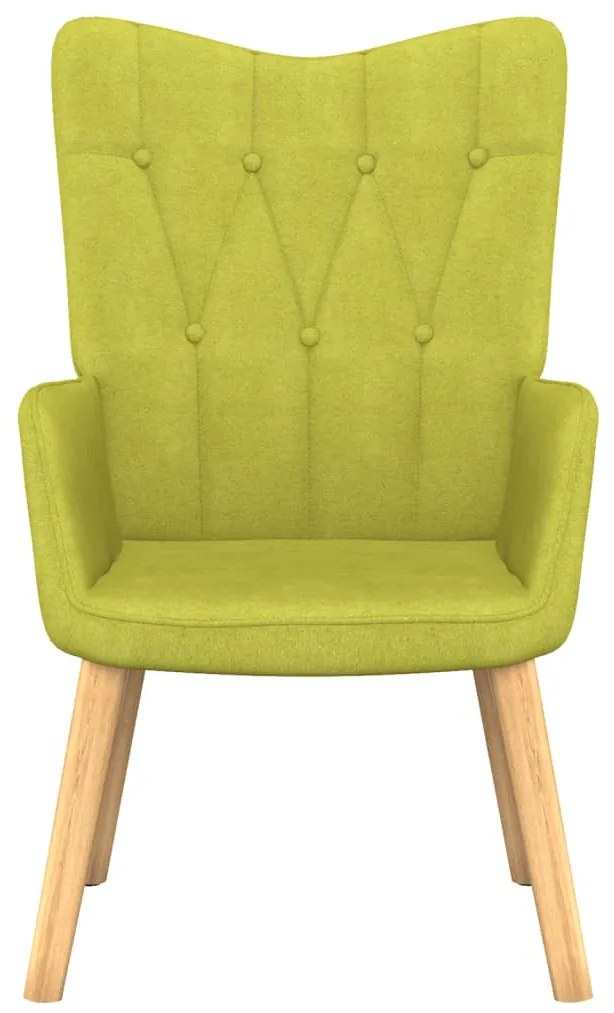 327528 vidaXL Scaun de relaxare, verde, material textil