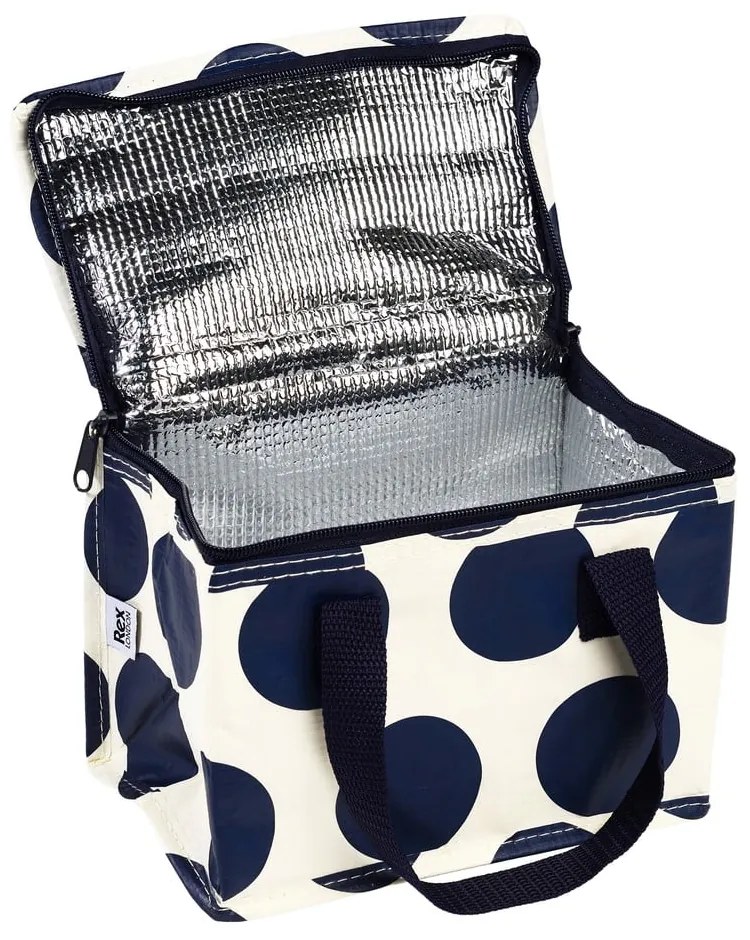 Geantă termoizolantă albastră-crem Spotlight – Rex London