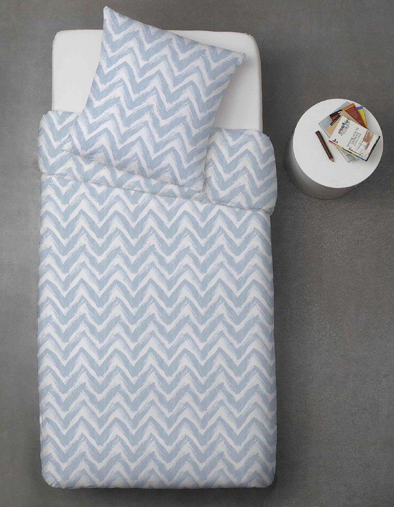 Lenjerie de pat din bumbac Renforcé VLNKY albastru Dimensiune lenjerie de pat: 70 x 90 cm | 140 x 200 cm