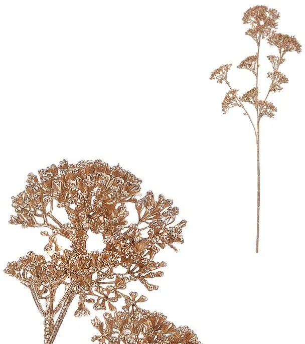 Set de ramuri artificiale Champagne, 3 bucăți, 52cm