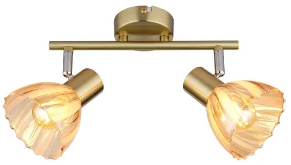 Spot Globo 54315M-2 ZACHERY 2xE14/40W/230V auriu