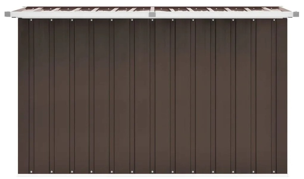 46268 vidaXL Ladă de depozitare pentru grădină, maro, 149 x 99 x 93 cm