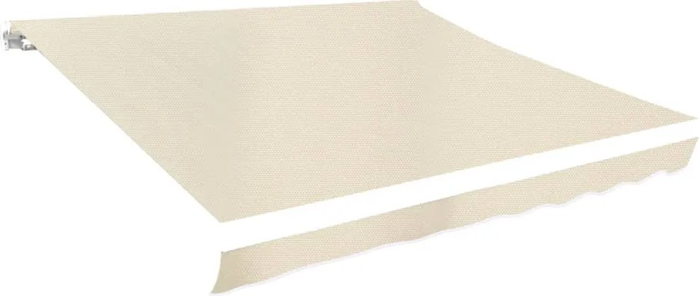 vidaXL Pânză de copertină, crem, 4 x 3 m, (cadrul nu este inclus)