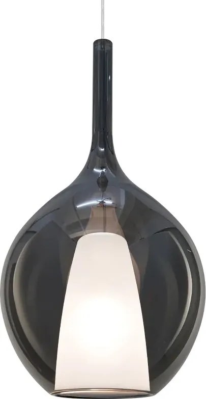 Lustra, Pendul din sticla KALIQUE-2 SP1 D28 FUME
