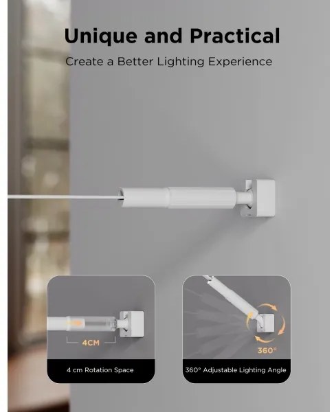 Govee - Bandă LED RGBICWW suspendată LED/36W/24V 4m Skyline Matter Wi-Fi