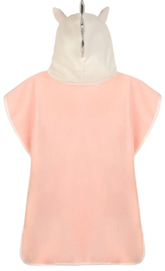 Poncho pentru copii roz din bumbac Lola – Good Morning
