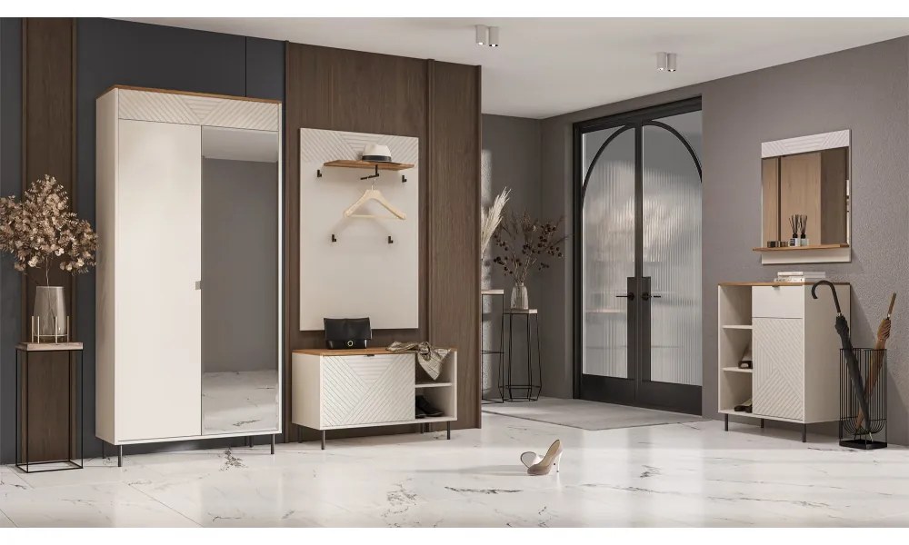 Botník EYCO 1K, cașmir/stejar castello