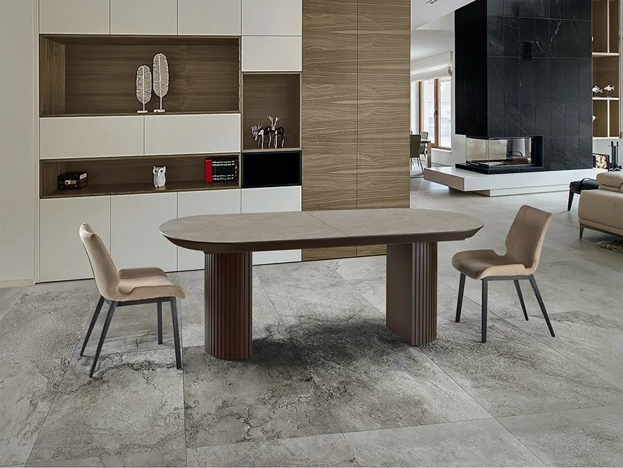 Masa dining extensibila design lux Irati