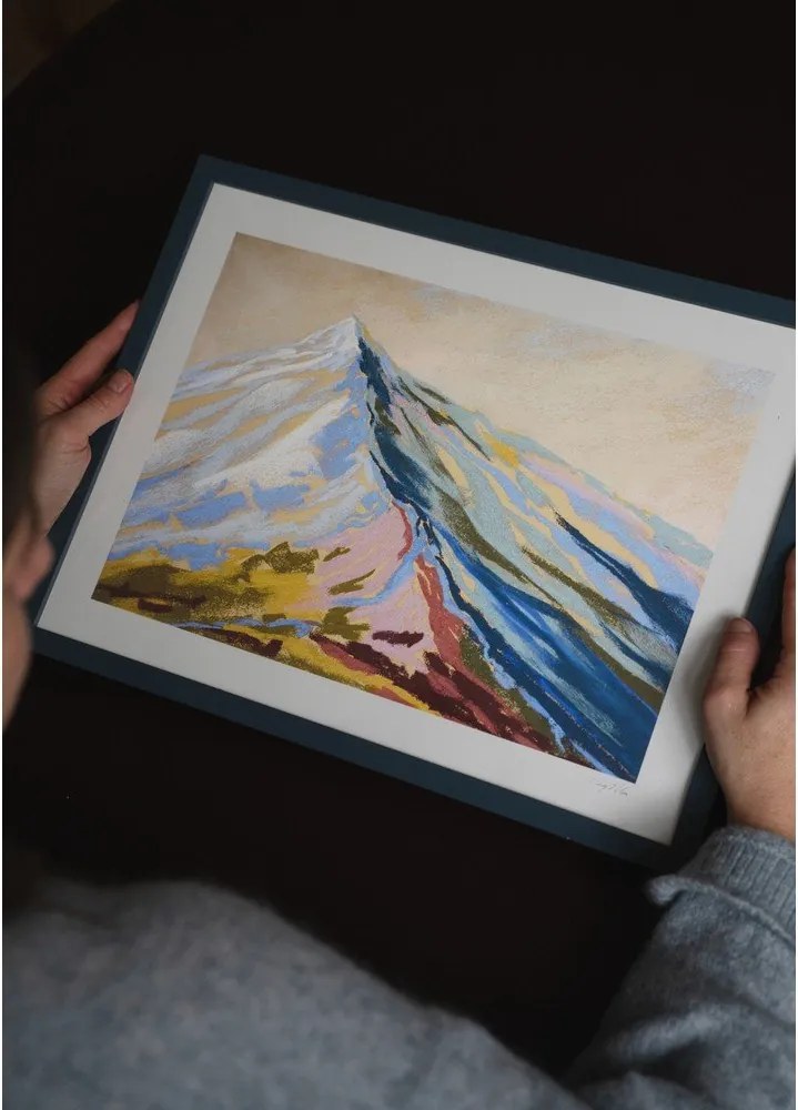 Poster 70x50 cm Velvet Peak III – Mandy Maria – The Poster Club