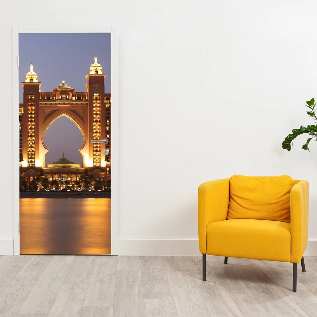 Fototapet pentru ușă - Constucții în Dubai (95x205cm)