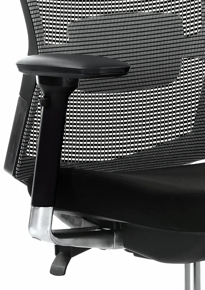 Scaun de birou Ambasador, gri/negru