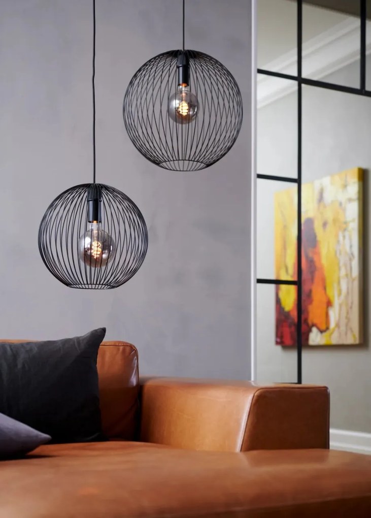 Pendul design modern Beroni 45 negru