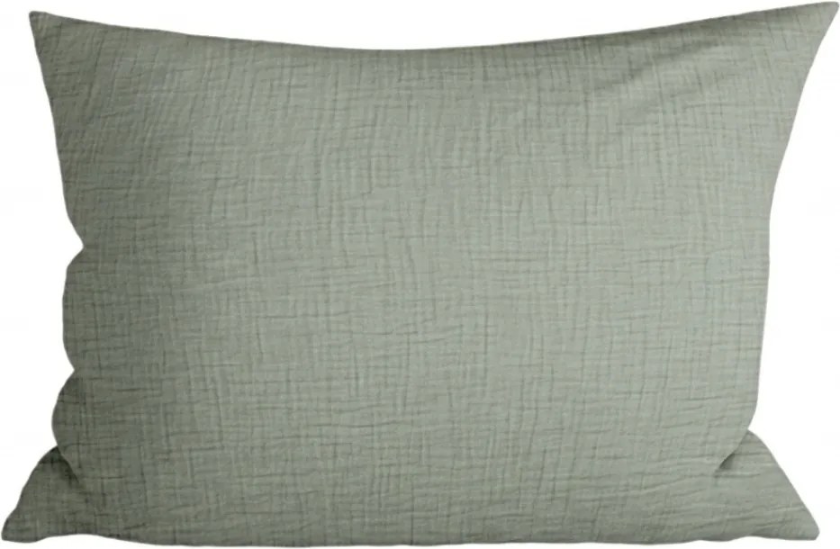 Husa de pernă muselină MUSSARI 70x90 cm, verde salvie