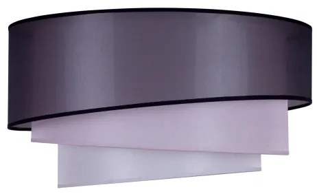Duolla - Plafonieră TRIO 1xE27/15W/230V d. 45 cm neagră/roz/argintie