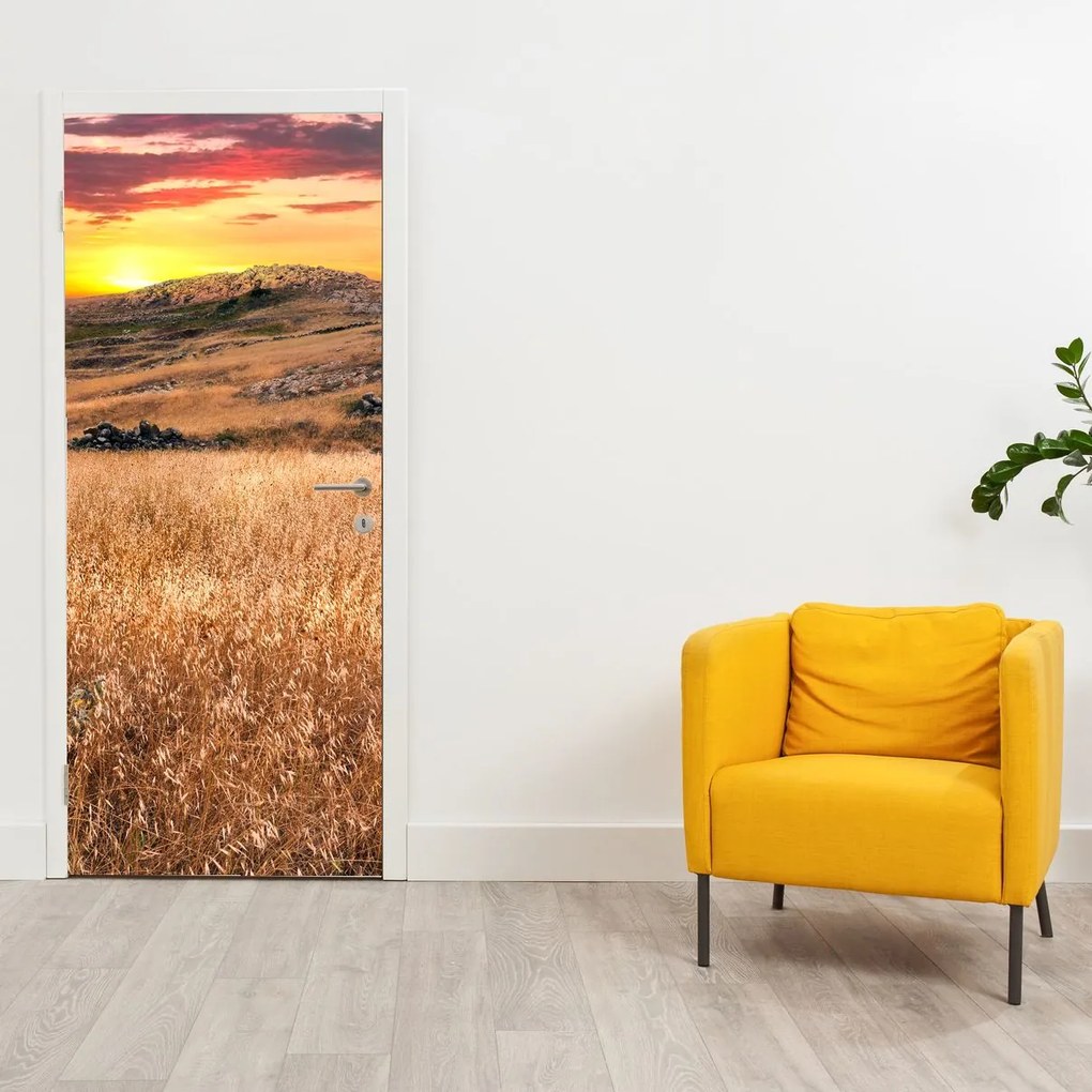 Fototapet pentru ușă - Câmpul (95x205cm)