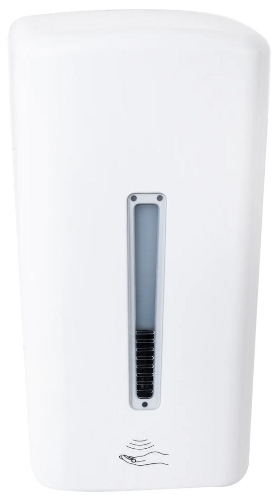 Dispenser dezinfectant TRENDY'S, 1000 ml cu senzor  alb mat