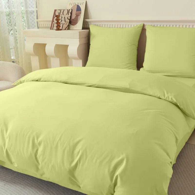 Lenjerie de pat din microfibra LANTA fistic Dimensiune lenjerie de pat: 70 x 90 cm | 140 x 220 cm