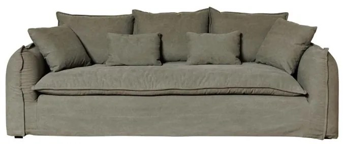 Canapea premium, 3 locuri, stofa, perne decorative, Georgina