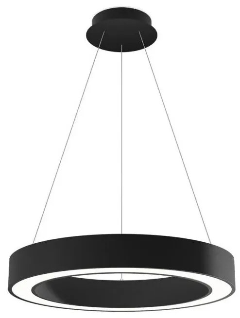 Lustră LED dimabilă pe cablu SATURN LED/50W/230V 3000K/4000K negru LED2