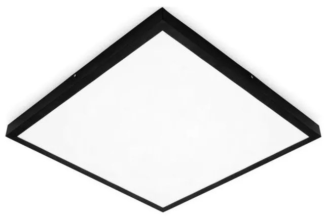 Panou LED aplicat BRISBANE LED/36W/230V 4000K 59,5x59,5 cm negru