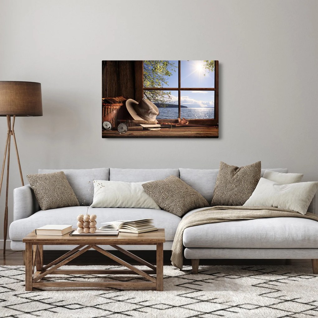 Tablou - Echipament de pescuit (90x60 cm)