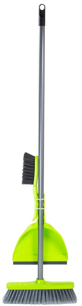 Set curatenie, matura, perie si faras, 4 piese, mix culori, Spring