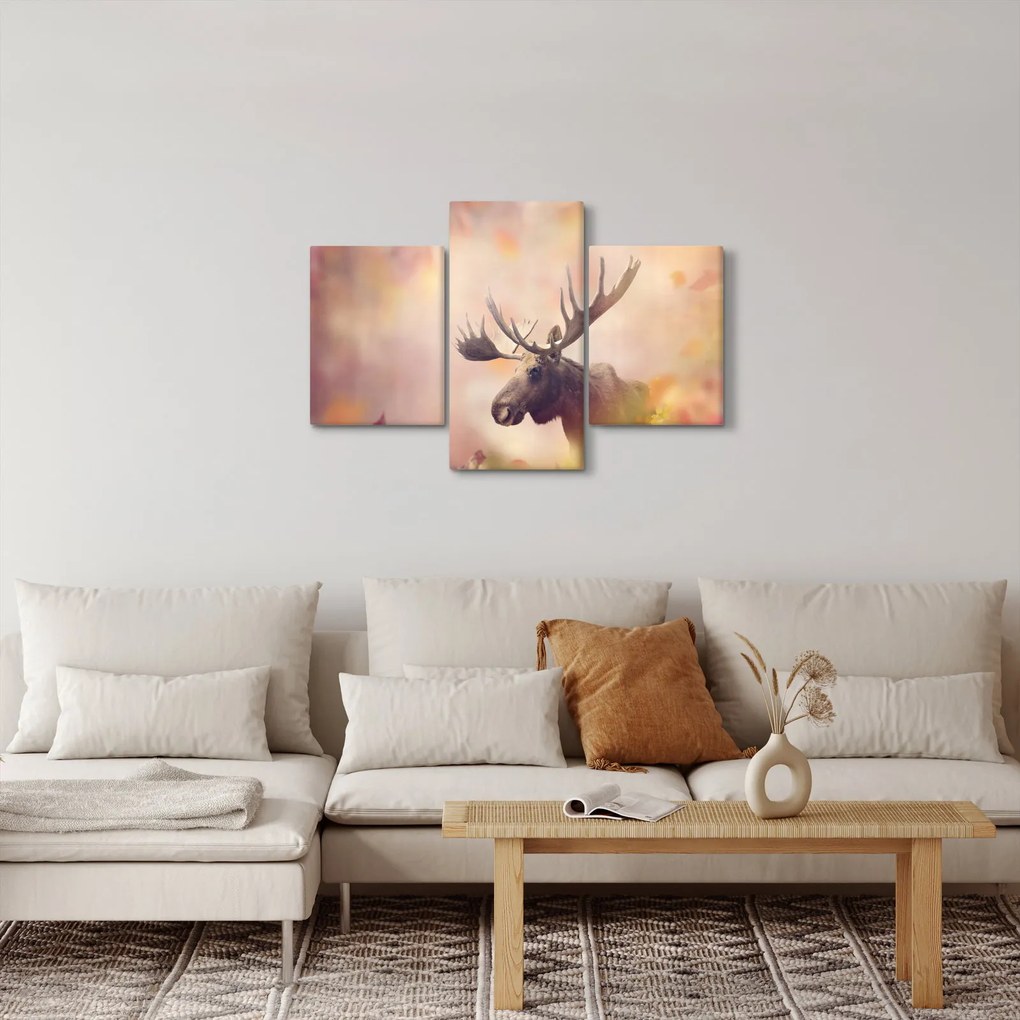 Tablou - Pădure în frunze de toamnă (90x60 cm)
