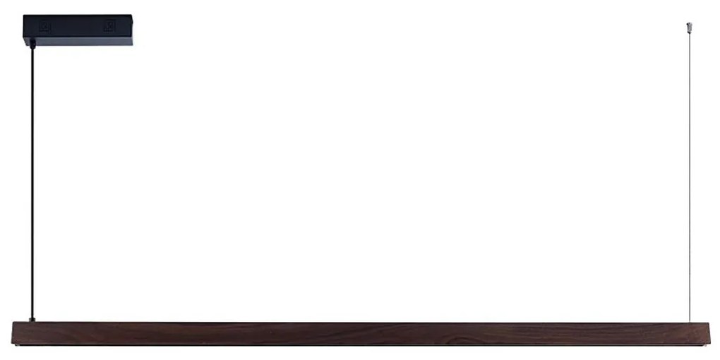 Immax NEO 07301L-LED Lustră suspendată reglabilă pe cablu MADEIRA, 33W/230V, Wi‑Fi Tuya, 152 cm, nuc