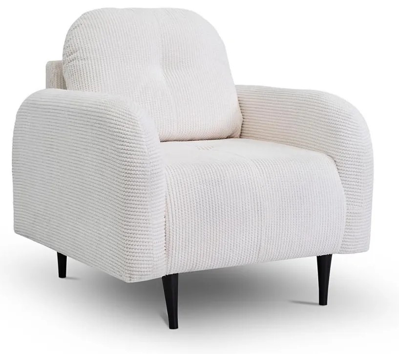 Fotoliu tapițat CLOUDY, crem