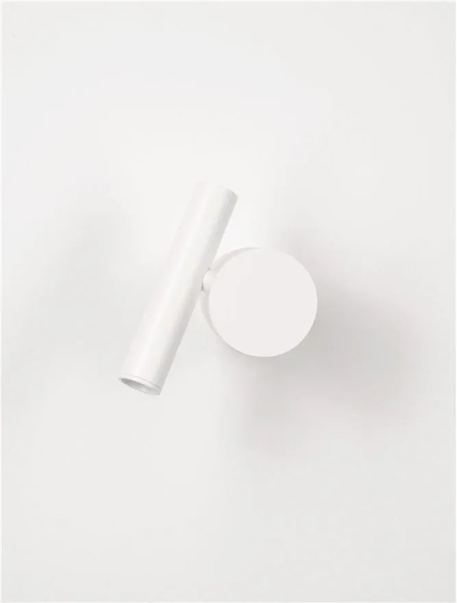 Aplica cu Spot LED directionabil stil minimalist CICLO alba, NVL-9540284