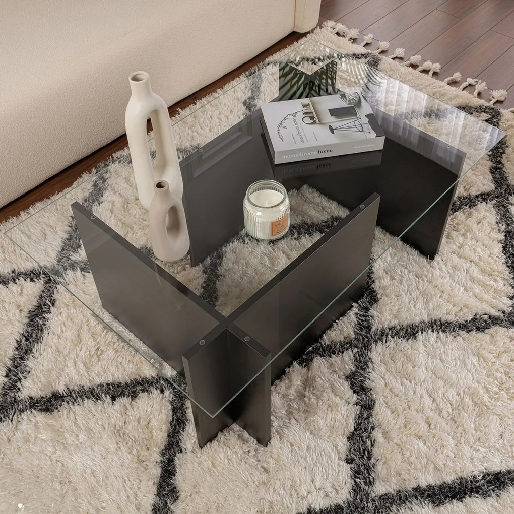 Măsuță de cafea Vetrino Wood Black