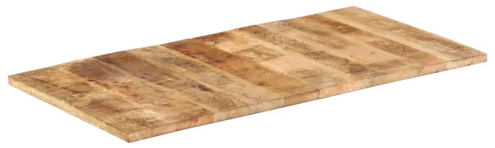 328347 vidaXL Blat de masă, 120x60x(2,5-2,7) cm, lemn de mango nefinisat